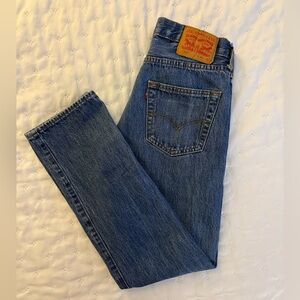 LEVI’S 501 Button Fly Classic Blue Jeans Denim 30x30